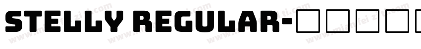 Stelly Regular字体转换